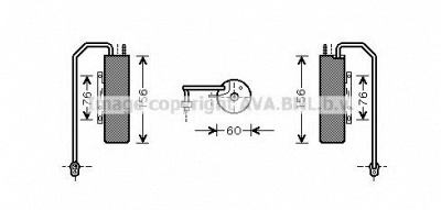 AVA QUALITY COOLING old458 -  Осушитель, кондиционер